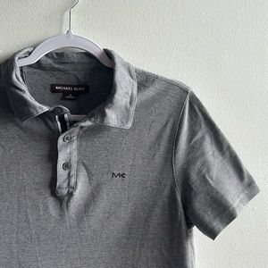 Michael Kors Grey Polo Shirt Size Small